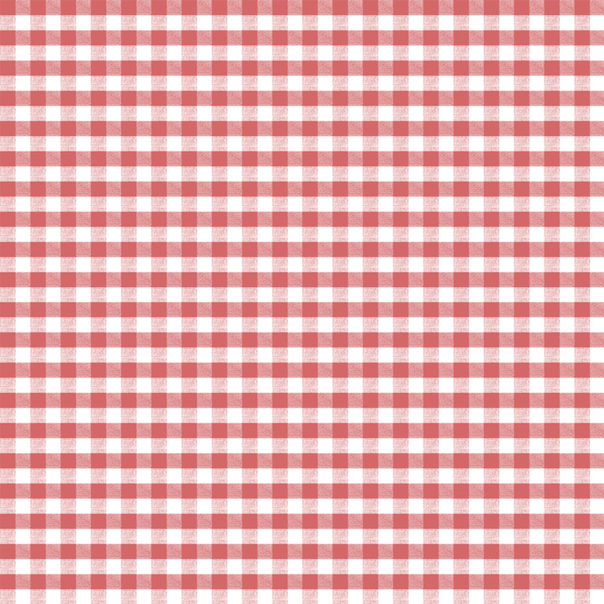 MANTEL HULE VICHY ROJO REDONDO - Imagen 5